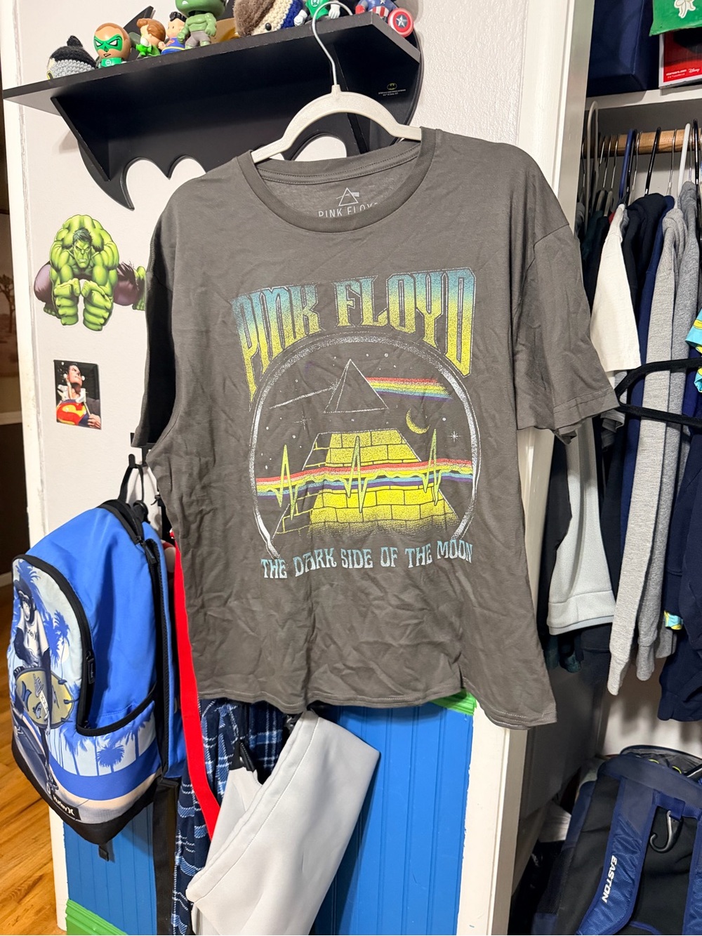 Pink Floyd Black Tee with Yellow/Green Print